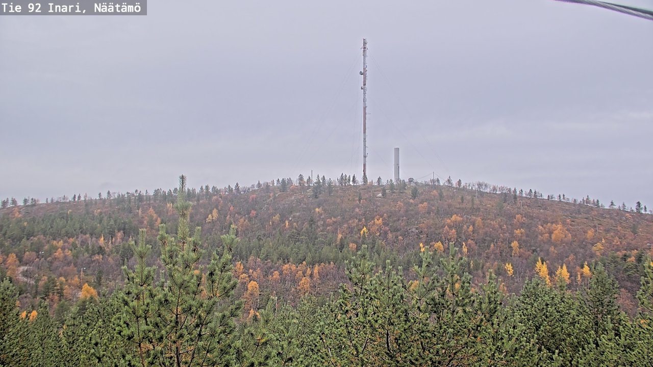 Kelikamerat Kuva Tie 92 Inari, Näätämö, Inari, Lappi