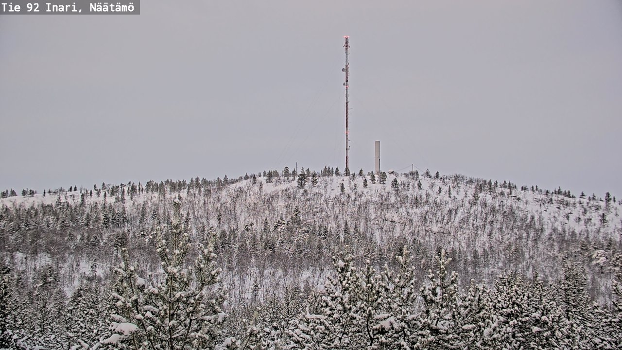 Weather Camera Image Road 92 Inari, Näätämö, Inari, Lappi