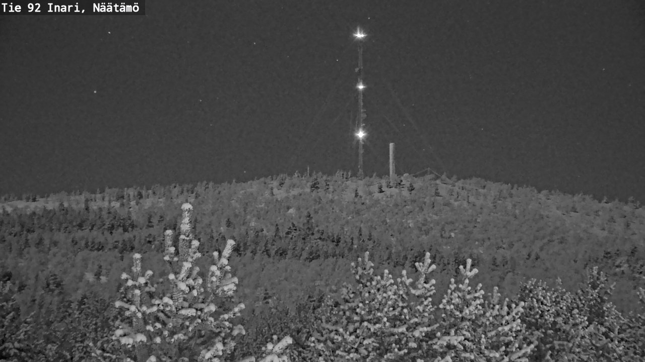 Kelikamerat Kuva Tie 92 Inari, Näätämö, Inari, Lappi