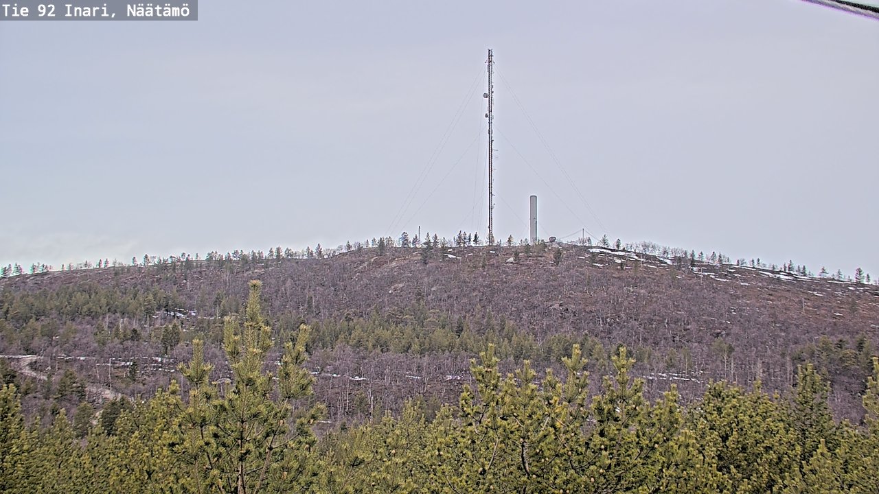 Kelikamerat Kuva Tie 92 Inari, Näätämö, Inari, Lappi