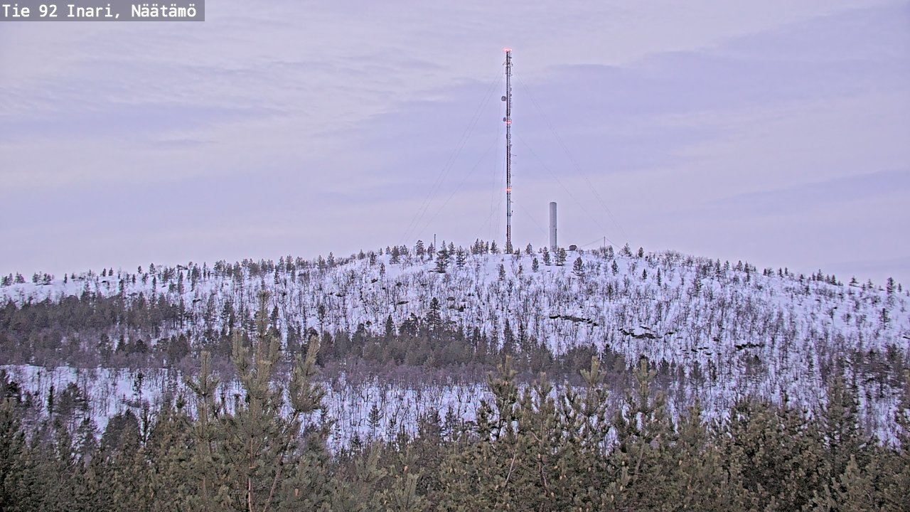 Kelikamerat Kuva Tie 92 Inari, Näätämö, Inari, Lappi