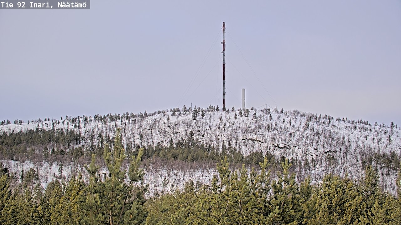 Kelikamerat Kuva Tie 92 Inari, Näätämö, Inari, Lappi