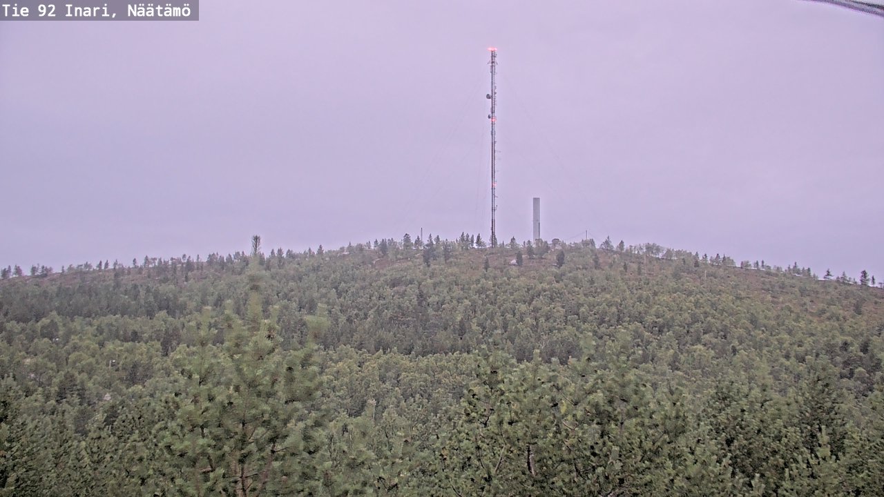 Kelikamerat Kuva Tie 92 Inari, Näätämö, Inari, Lappi