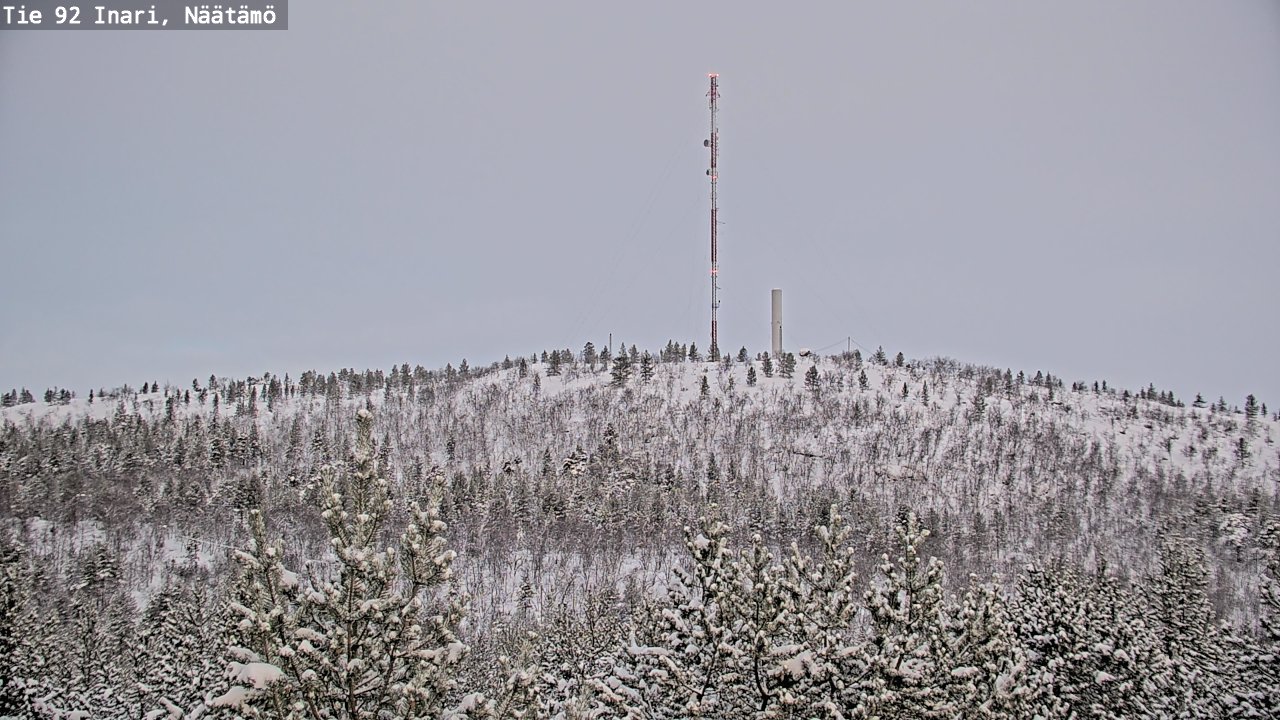 Weather Camera Image Road 92 Inari, Näätämö, Inari, Lappi