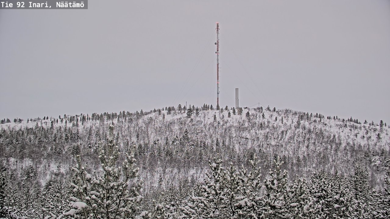 Weather Camera Image Road 92 Inari, Näätämö, Inari, Lappi
