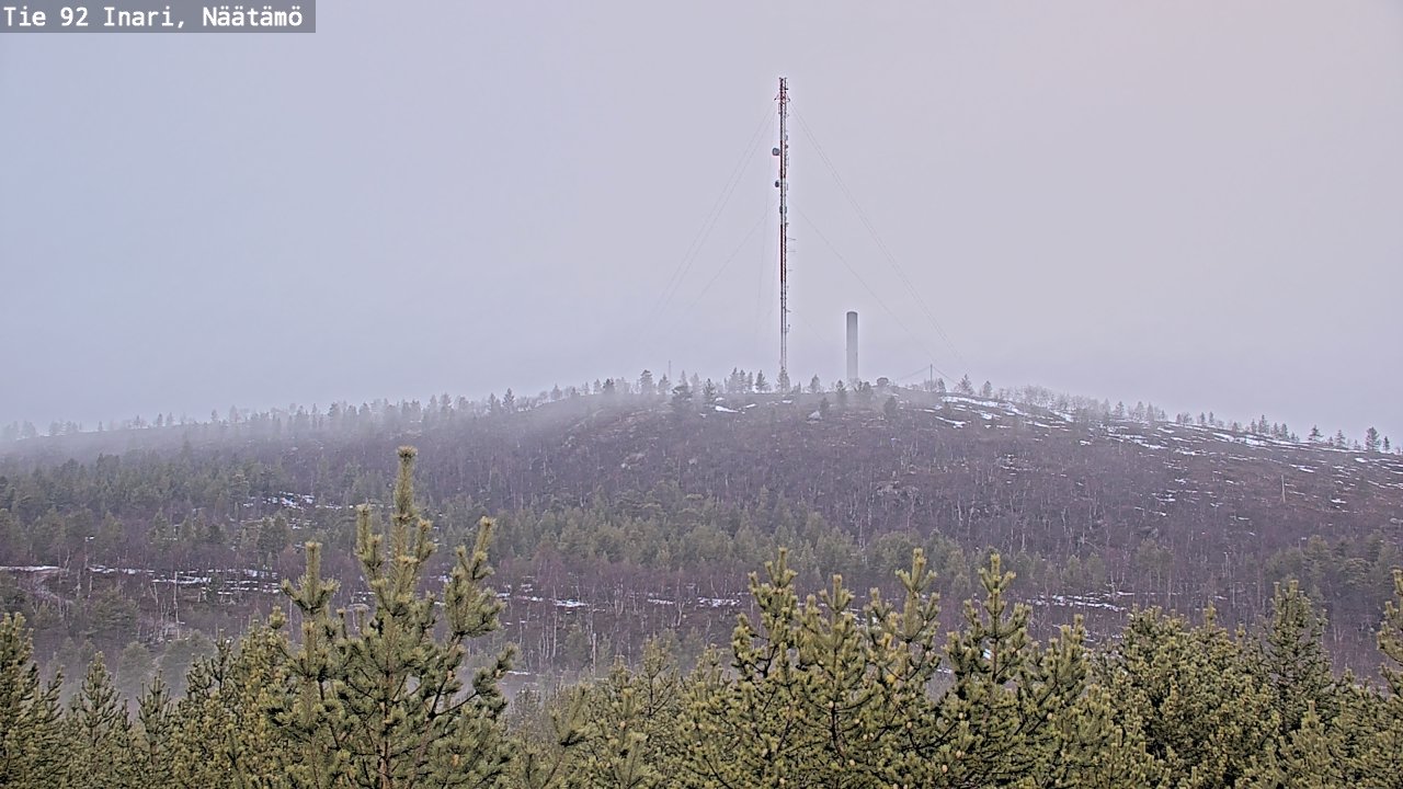 Kelikamerat Kuva Tie 92 Inari, Näätämö, Inari, Lappi