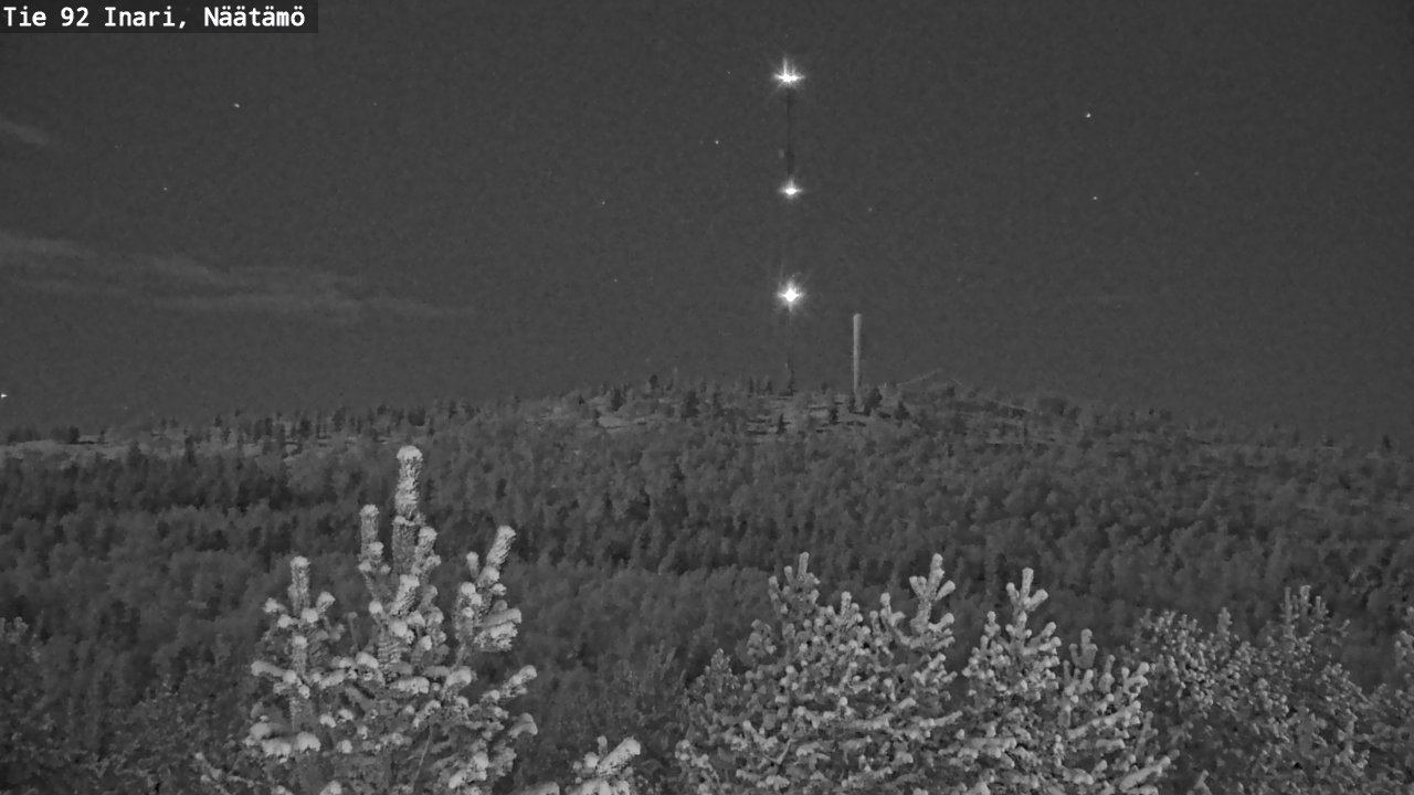 Kelikamerat Kuva Tie 92 Inari, Näätämö, Inari, Lappi