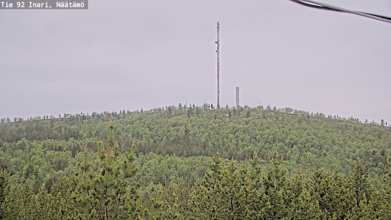 Kelikamerat Kuva Tie 92 Inari, Näätämö, Inari, Lappi