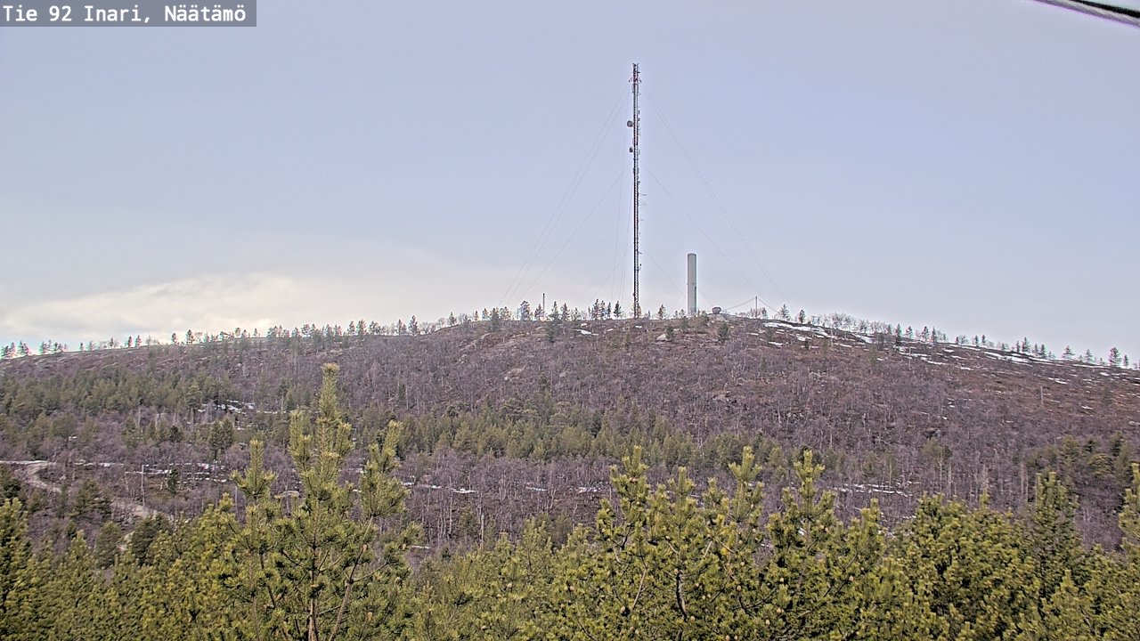 Kelikamerat Kuva Tie 92 Inari, Näätämö, Inari, Lappi