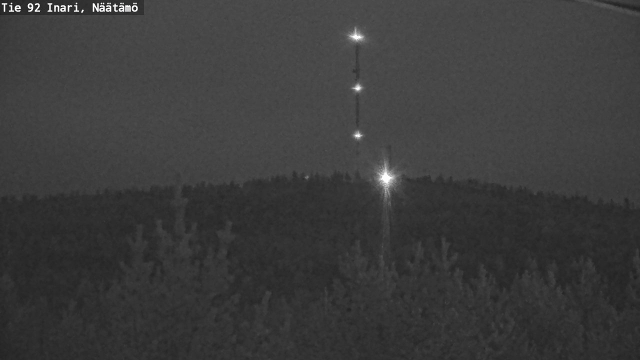 Kelikamerat Kuva Tie 92 Inari, Näätämö, Inari, Lappi