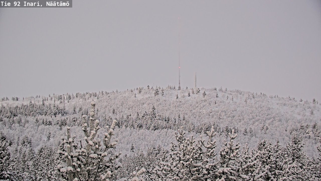 Kelikamerat Kuva Tie 92 Inari, Näätämö, Inari, Lappi