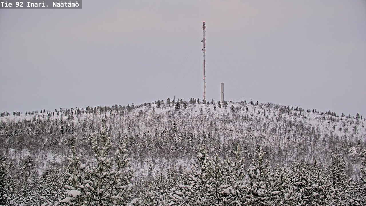 Weather Camera Image Road 92 Inari, Näätämö, Inari, Lappi
