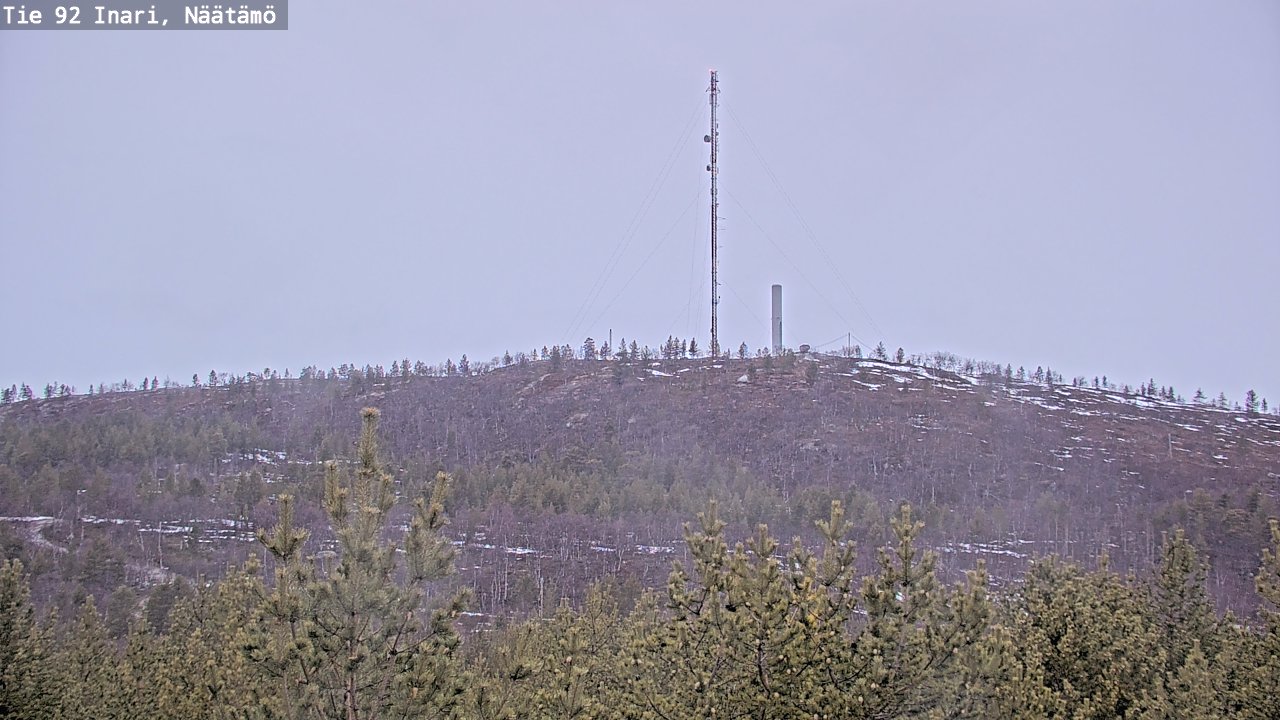 Kelikamerat Kuva Tie 92 Inari, Näätämö, Inari, Lappi