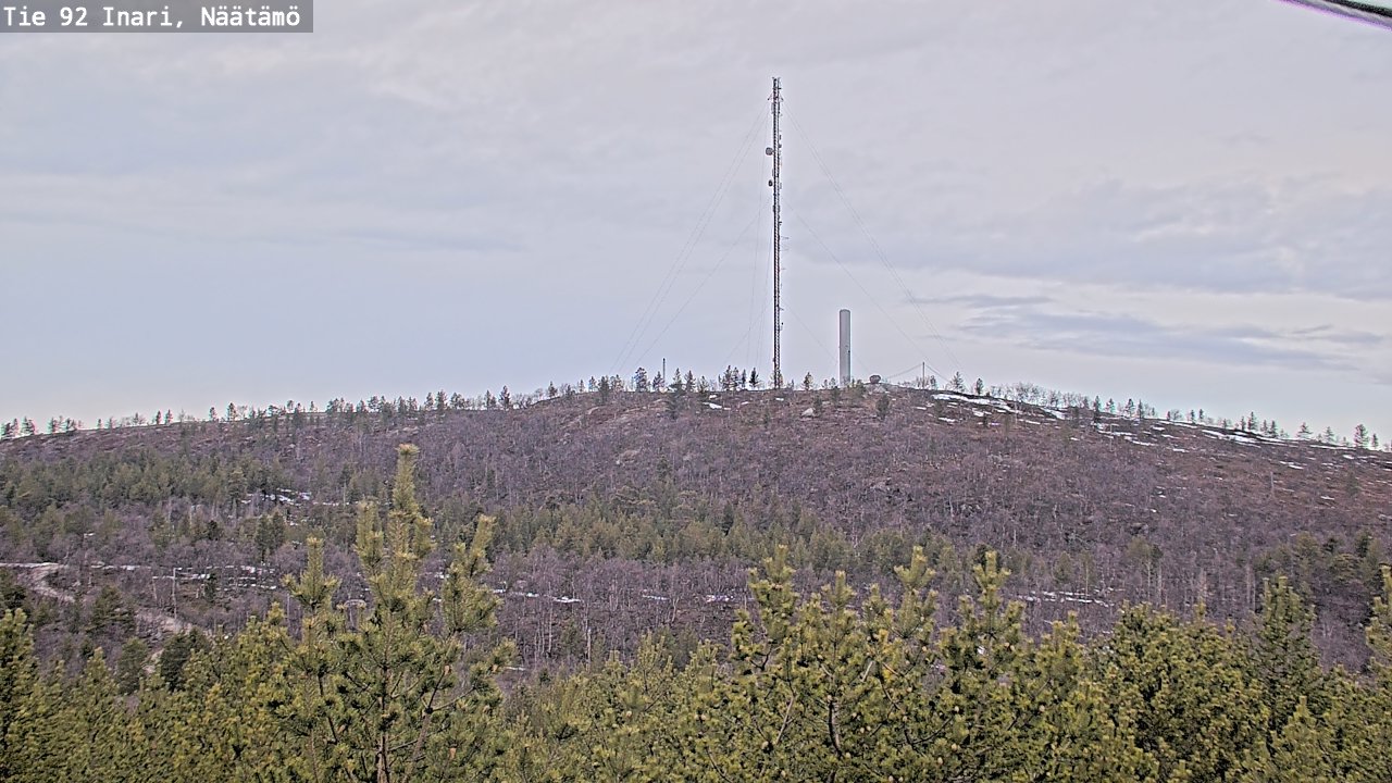 Weather Camera Image Road 92 Inari, Näätämö, Inari, Lappi
