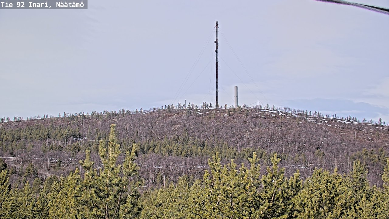 Kelikamerat Kuva Tie 92 Inari, Näätämö, Inari, Lappi