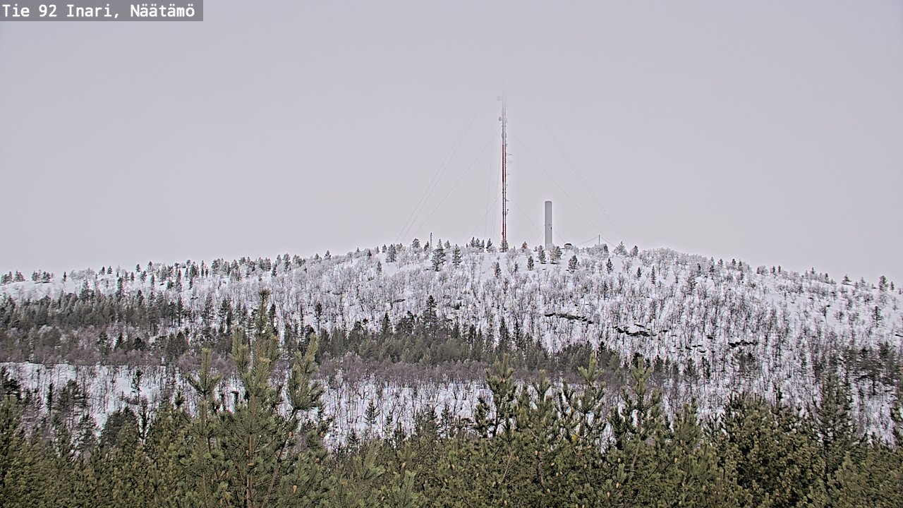 Kelikamerat Kuva Tie 92 Inari, Näätämö, Inari, Lappi