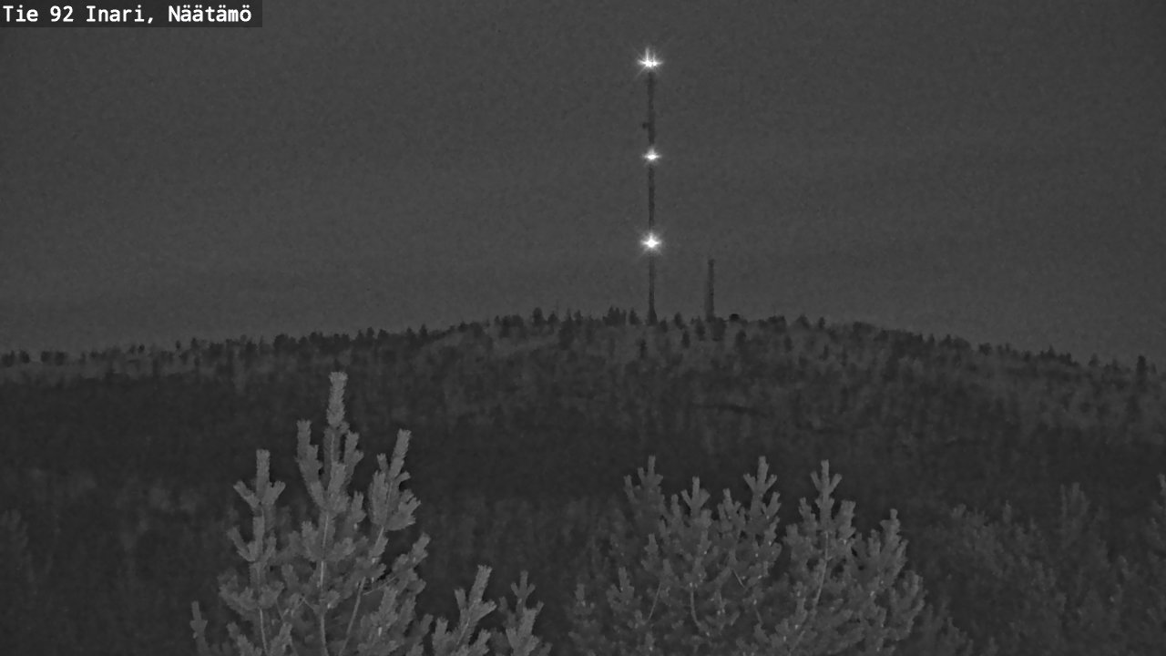 Kelikamerat Kuva Tie 92 Inari, Näätämö, Inari, Lappi