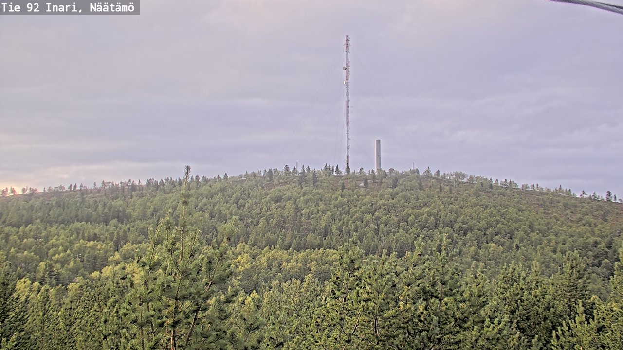 Kelikamerat Kuva Tie 92 Inari, Näätämö, Inari, Lappi
