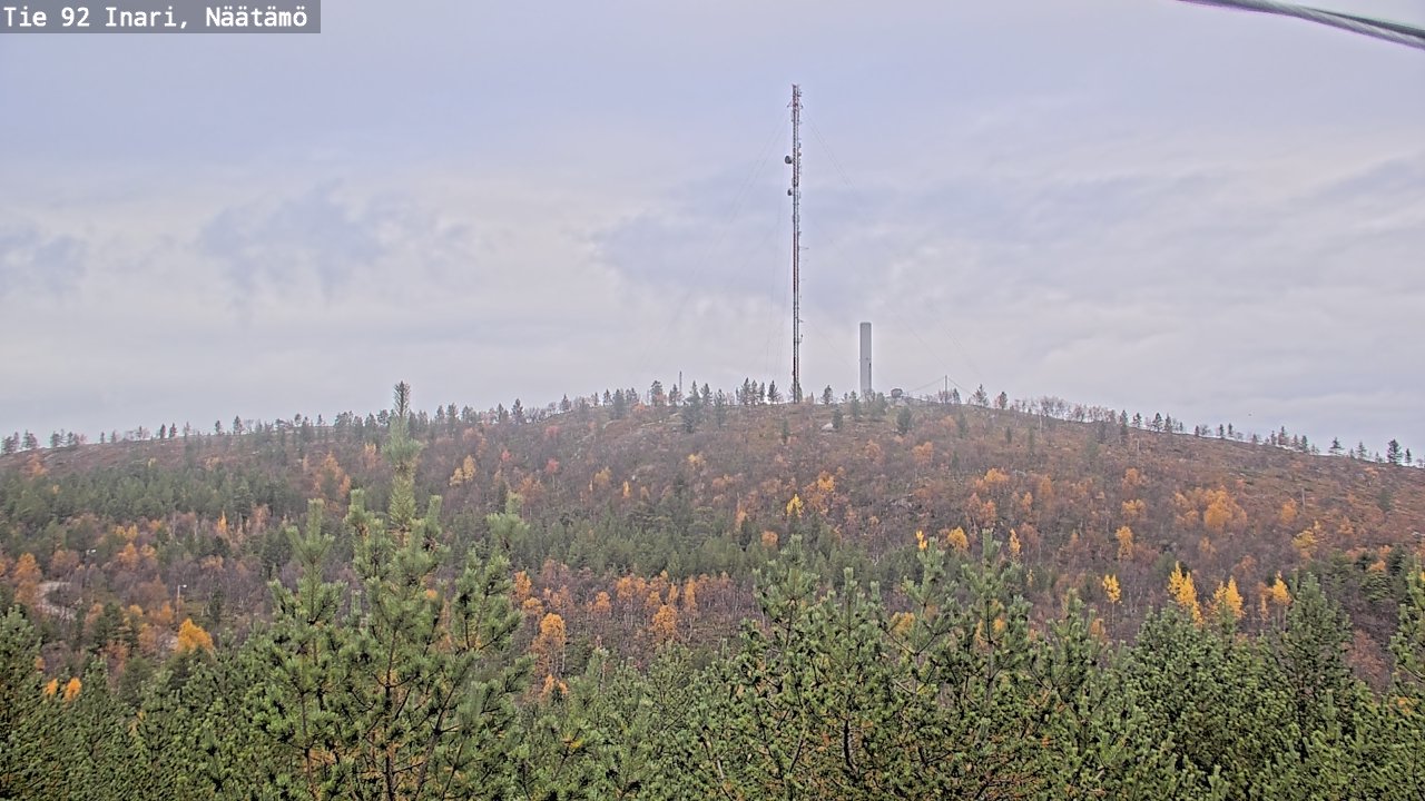 Kelikamerat Kuva Tie 92 Inari, Näätämö, Inari, Lappi