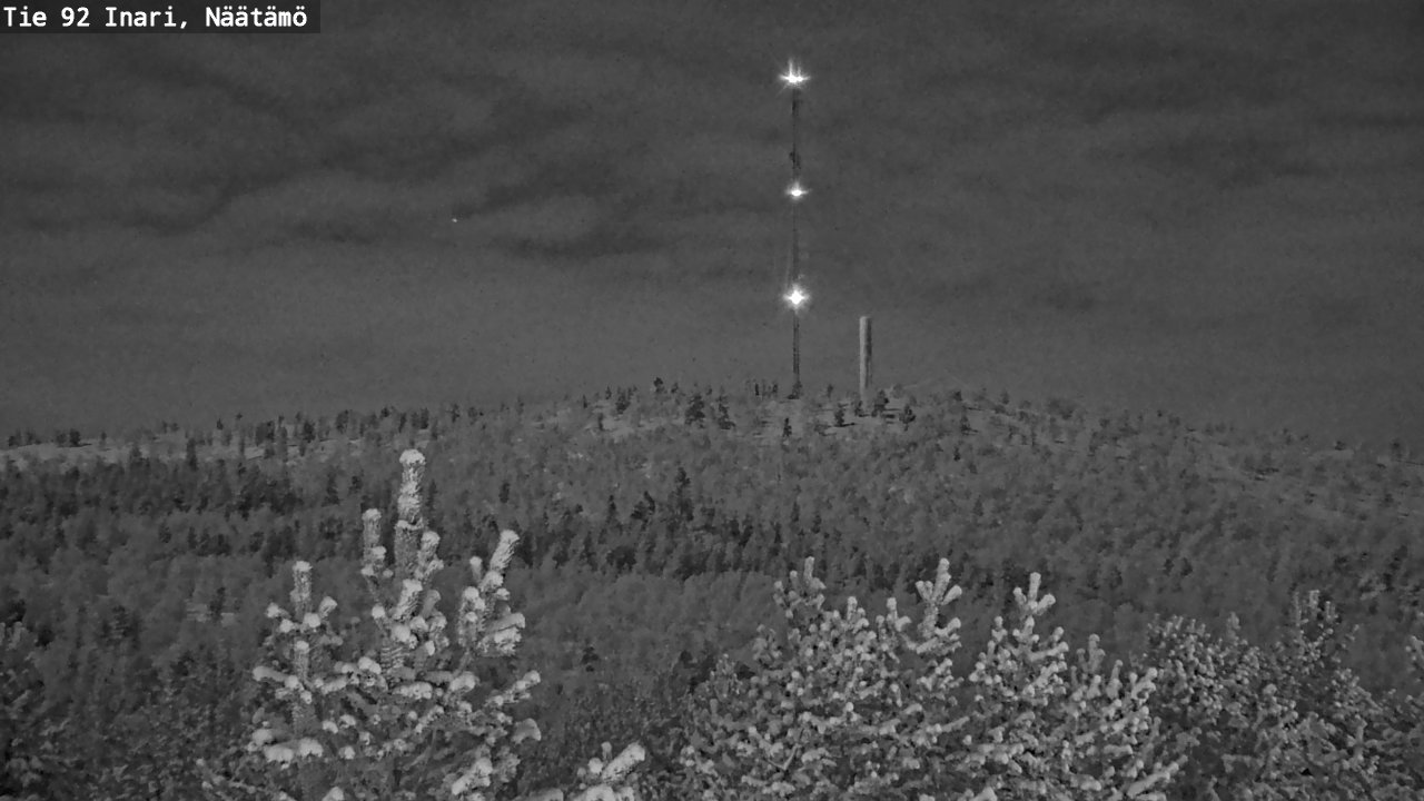 Kelikamerat Kuva Tie 92 Inari, Näätämö, Inari, Lappi