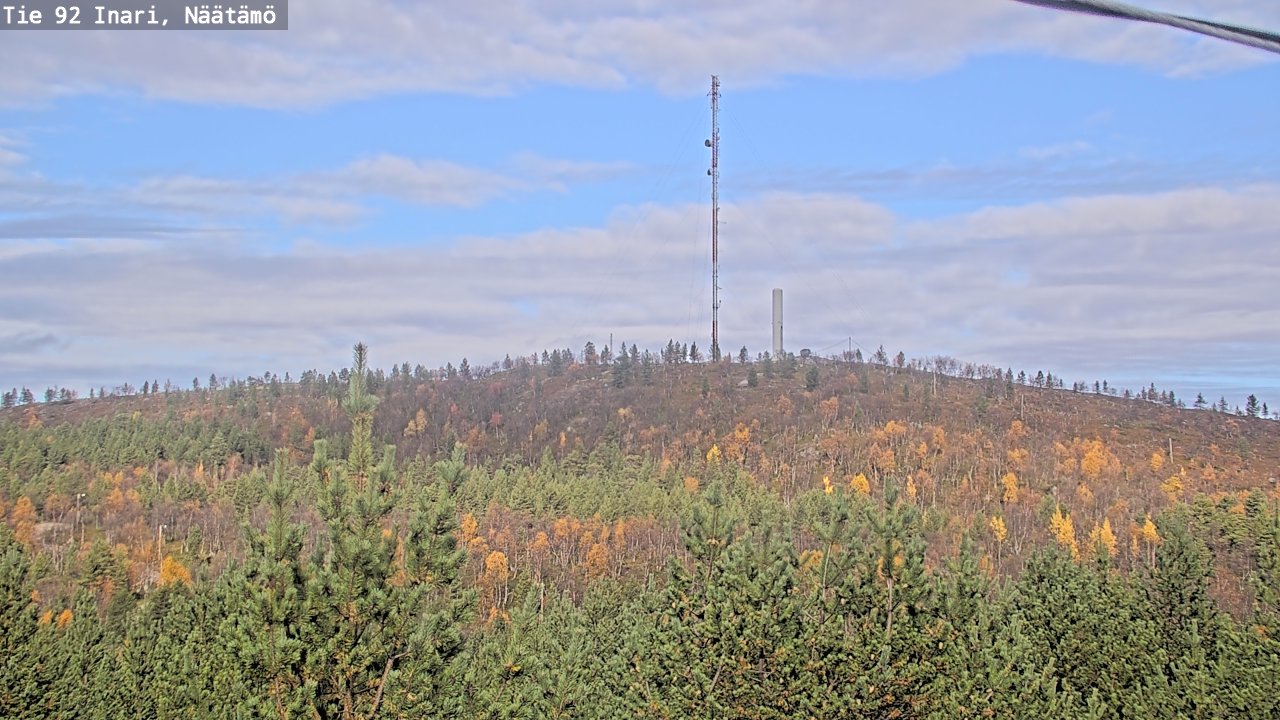 Kelikamerat Kuva Tie 92 Inari, Näätämö, Inari, Lappi