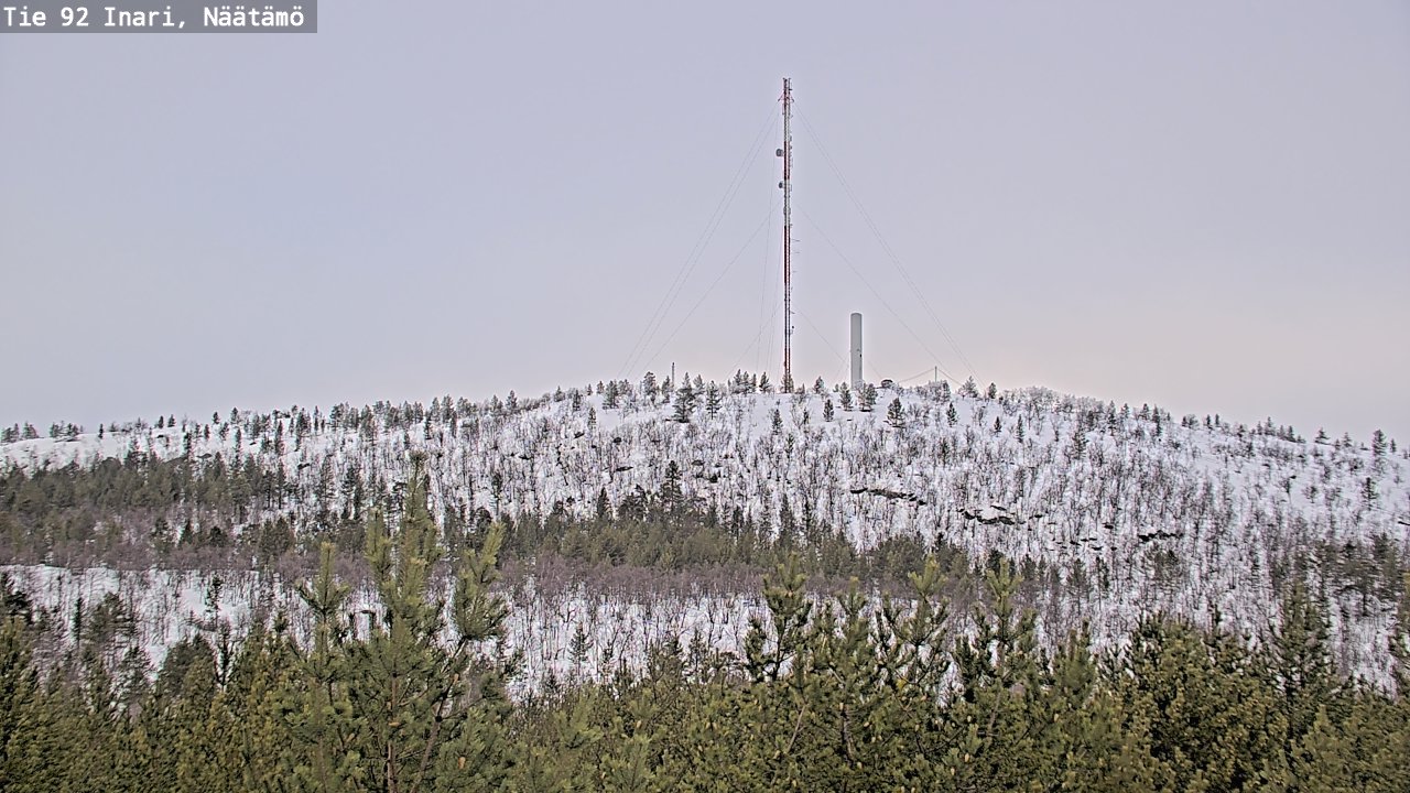 Kelikamerat Kuva Tie 92 Inari, Näätämö, Inari, Lappi