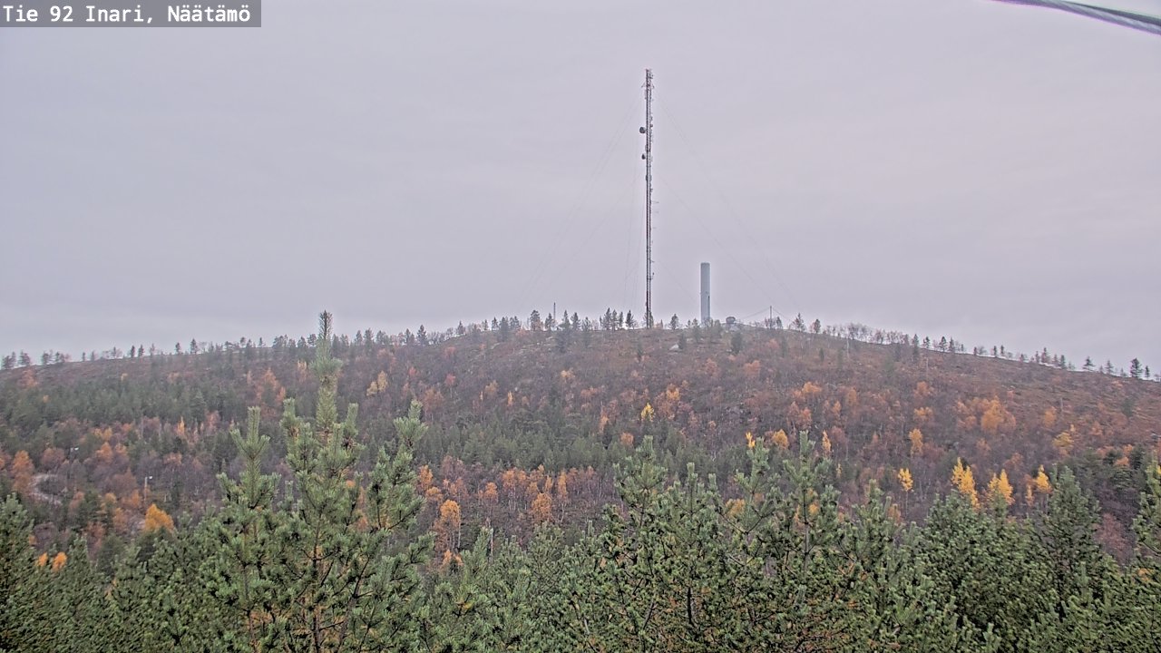 Kelikamerat Kuva Tie 92 Inari, Näätämö, Inari, Lappi