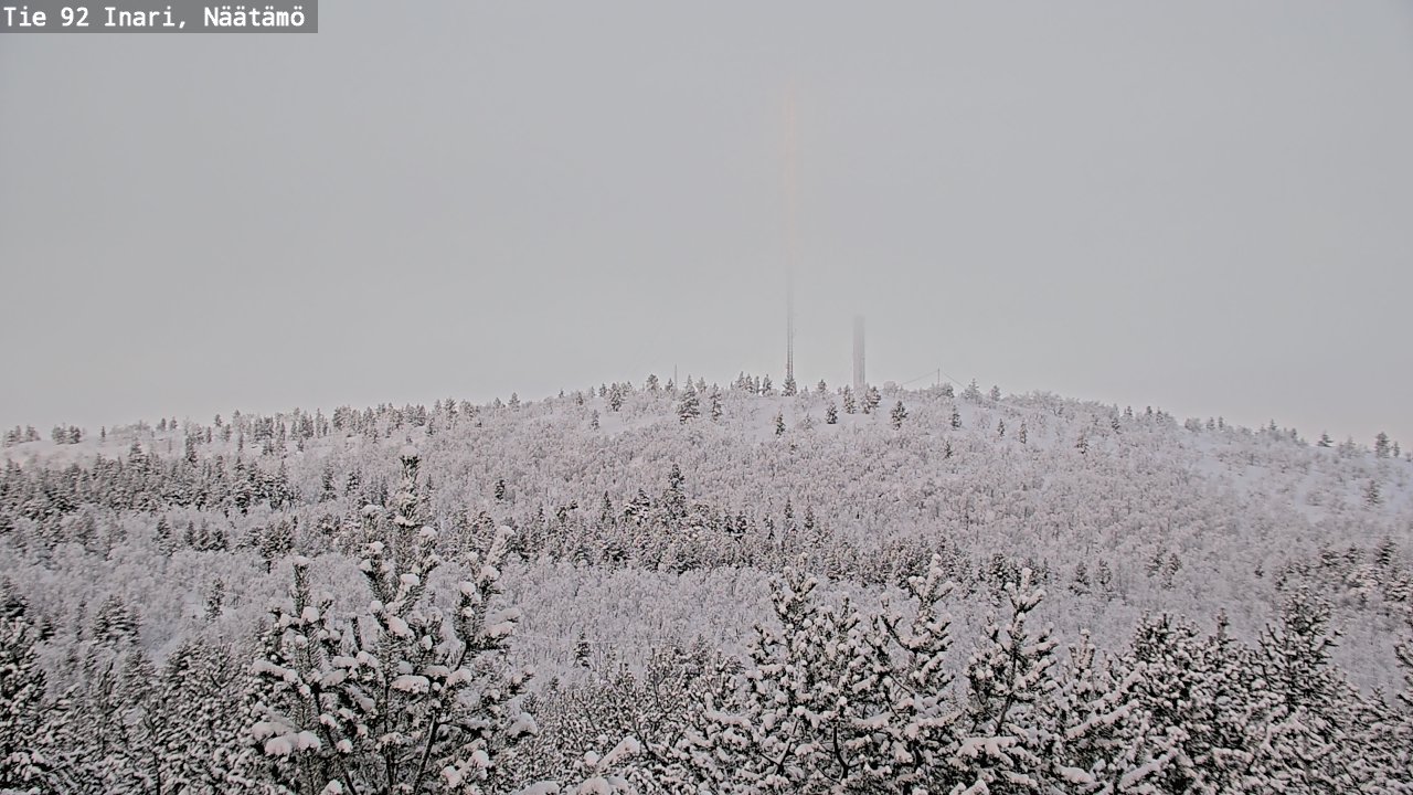 Kelikamerat Kuva Tie 92 Inari, Näätämö, Inari, Lappi