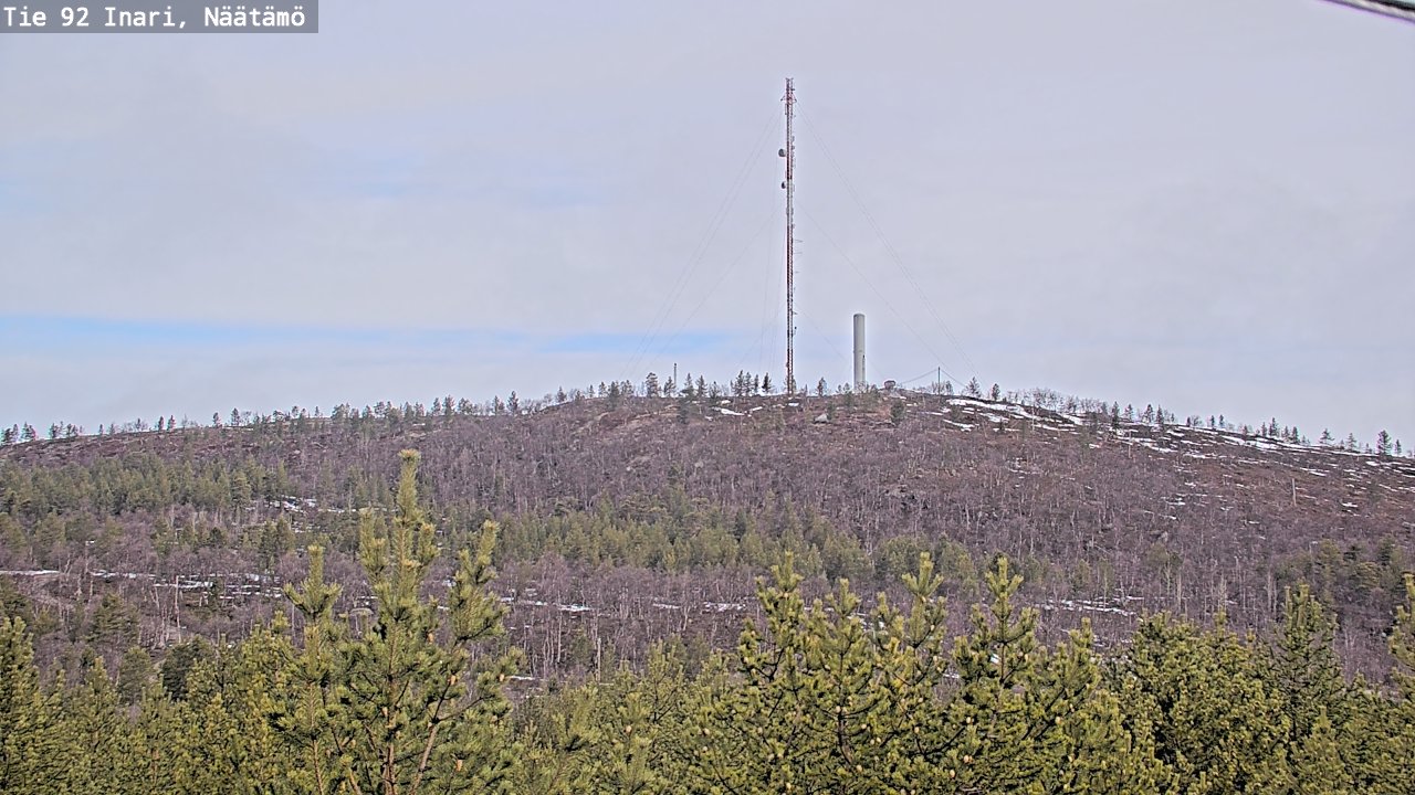 Kelikamerat Kuva Tie 92 Inari, Näätämö, Inari, Lappi