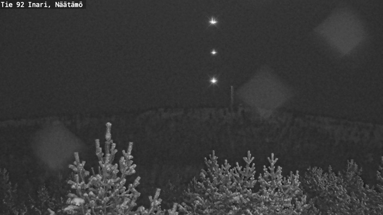 Weather Camera Image Road 92 Inari, Näätämö, Inari, Lappi