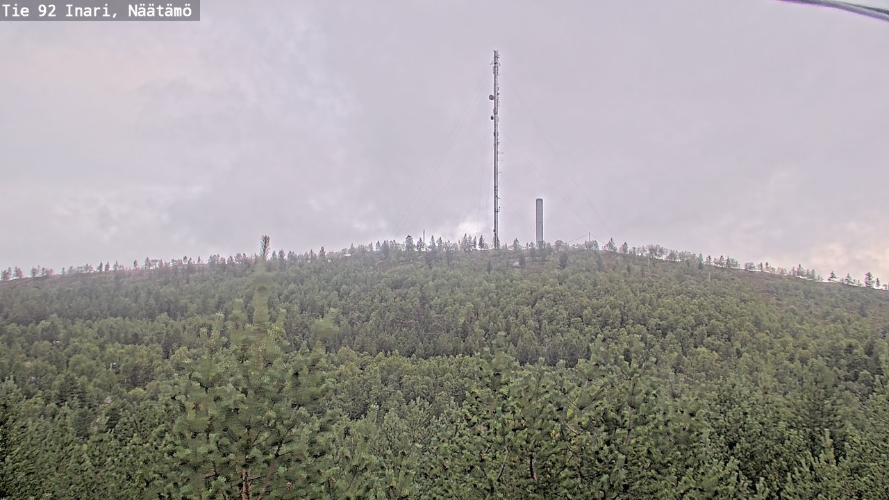 Kelikamerat Kuva Tie 92 Inari, Näätämö, Inari, Lappi