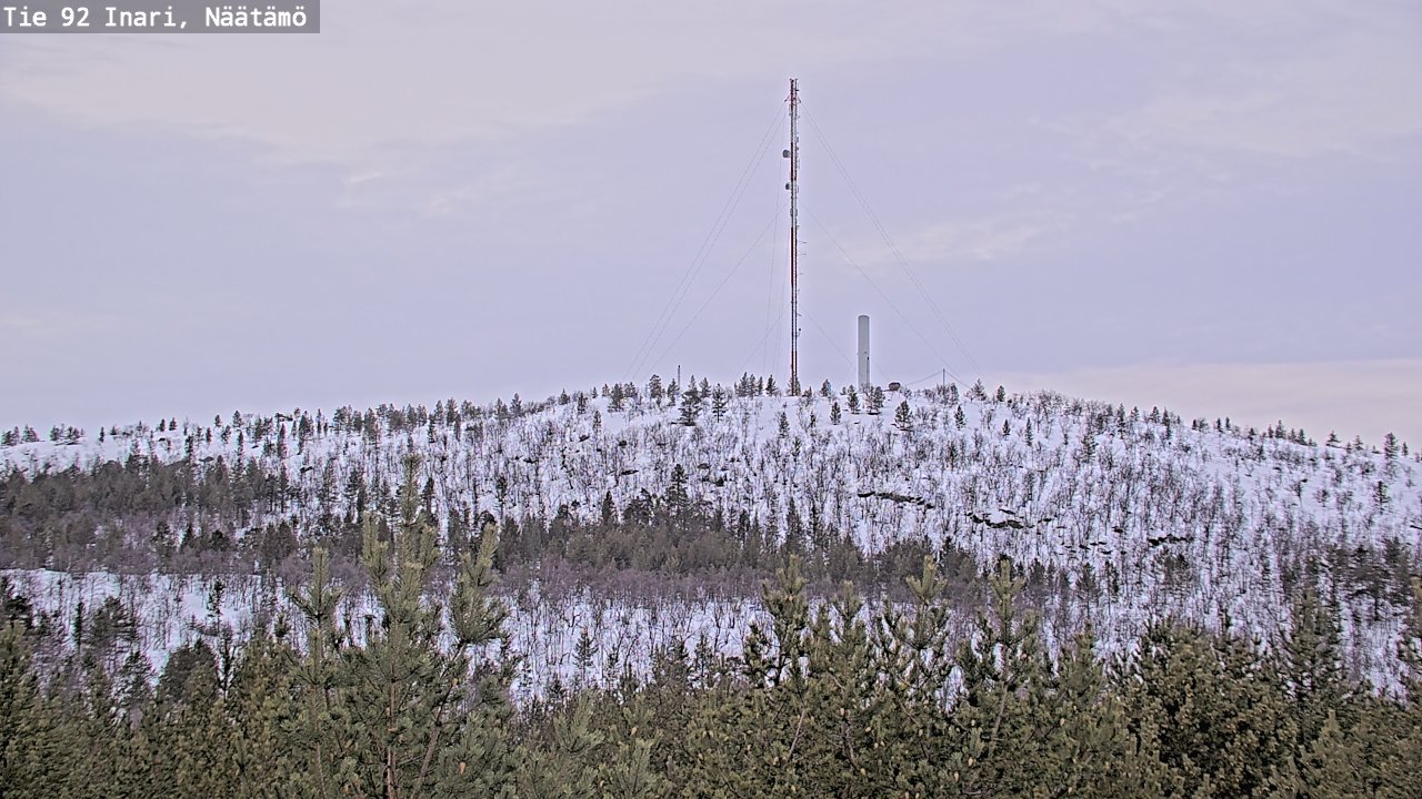 Kelikamerat Kuva Tie 92 Inari, Näätämö, Inari, Lappi