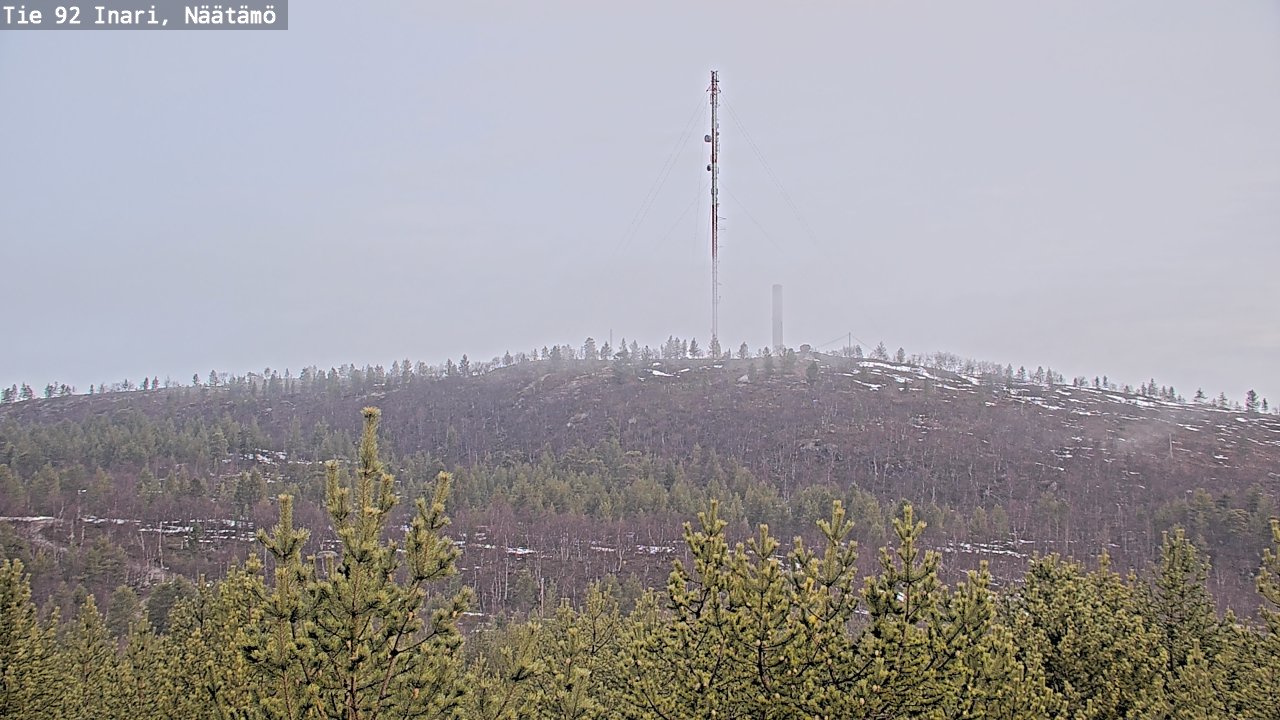 Kelikamerat Kuva Tie 92 Inari, Näätämö, Inari, Lappi