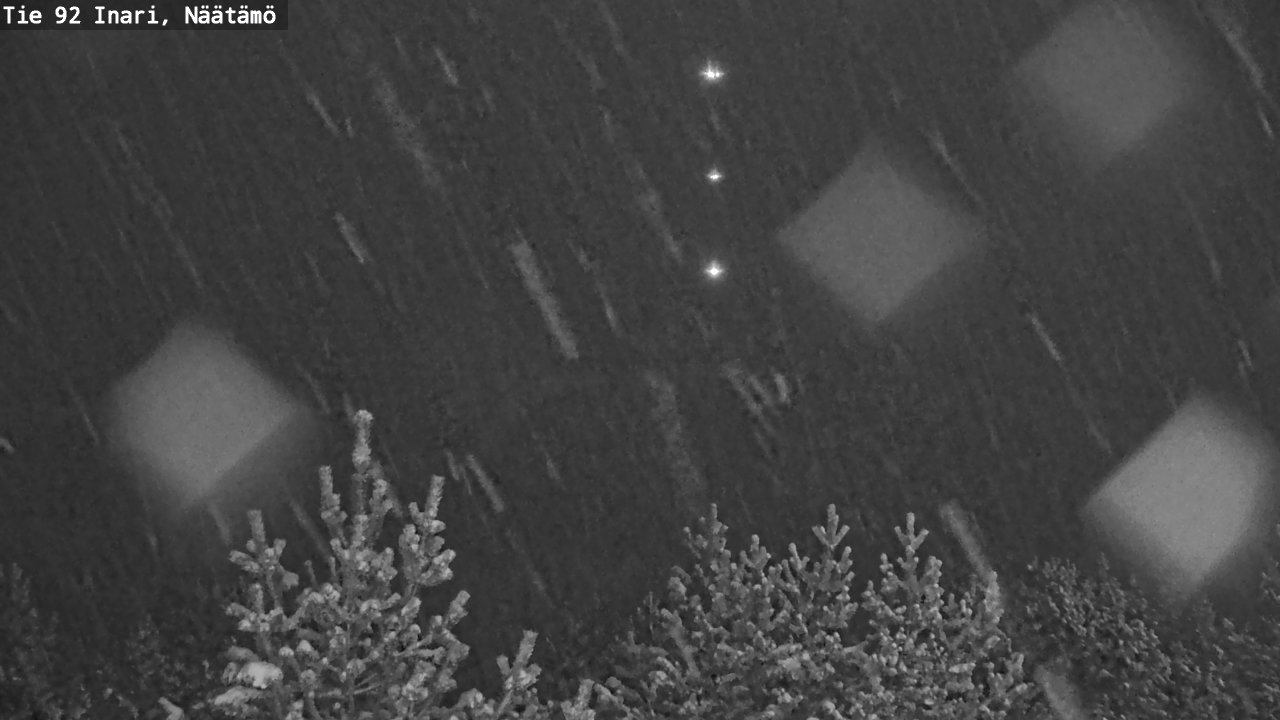 Weather Camera Image Road 92 Inari, Näätämö, Inari, Lappi