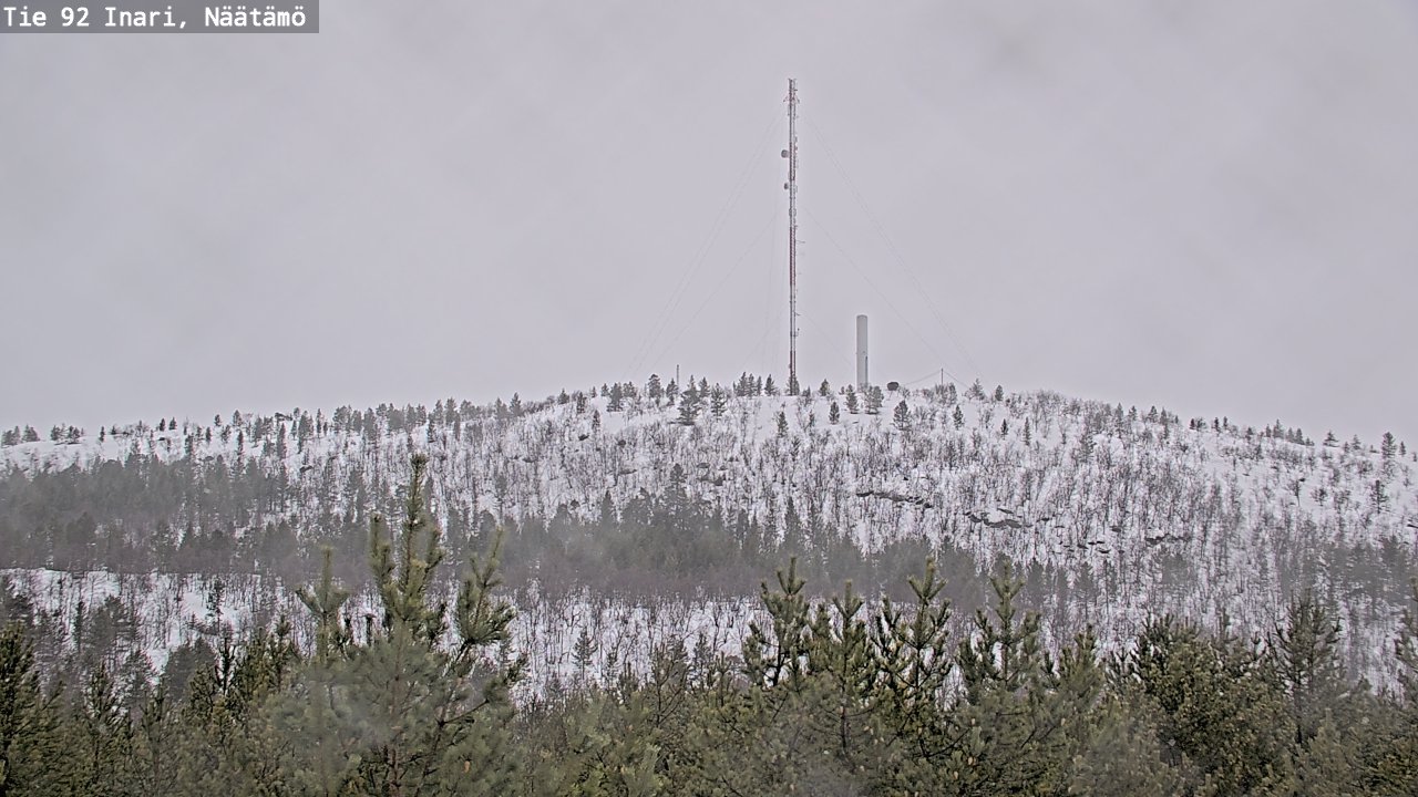 Kelikamerat Kuva Tie 92 Inari, Näätämö, Inari, Lappi