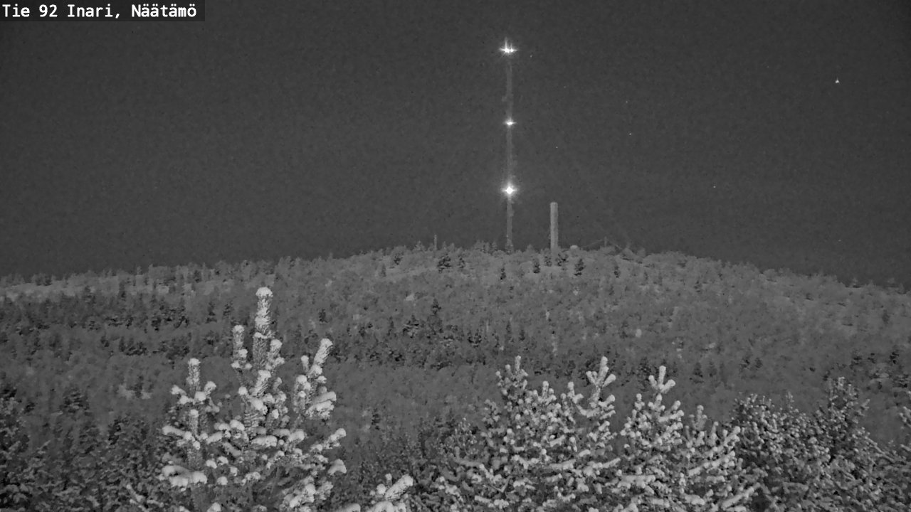 Kelikamerat Kuva Tie 92 Inari, Näätämö, Inari, Lappi