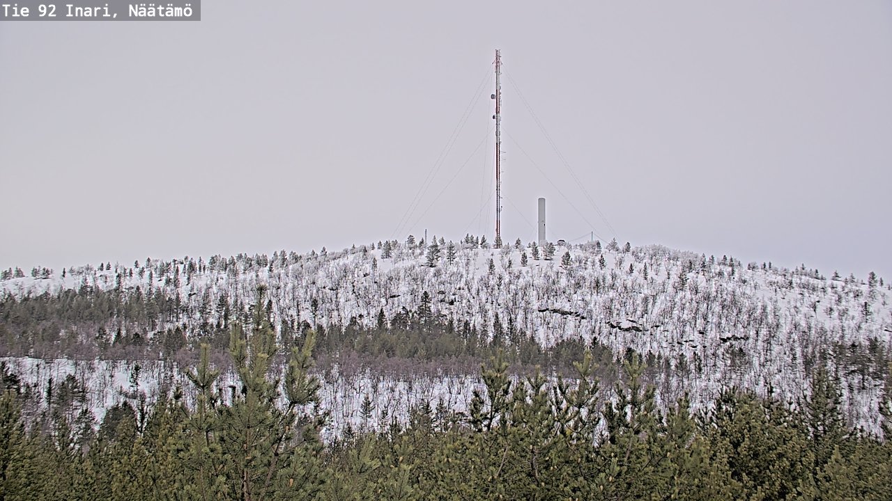 Kelikamerat Kuva Tie 92 Inari, Näätämö, Inari, Lappi