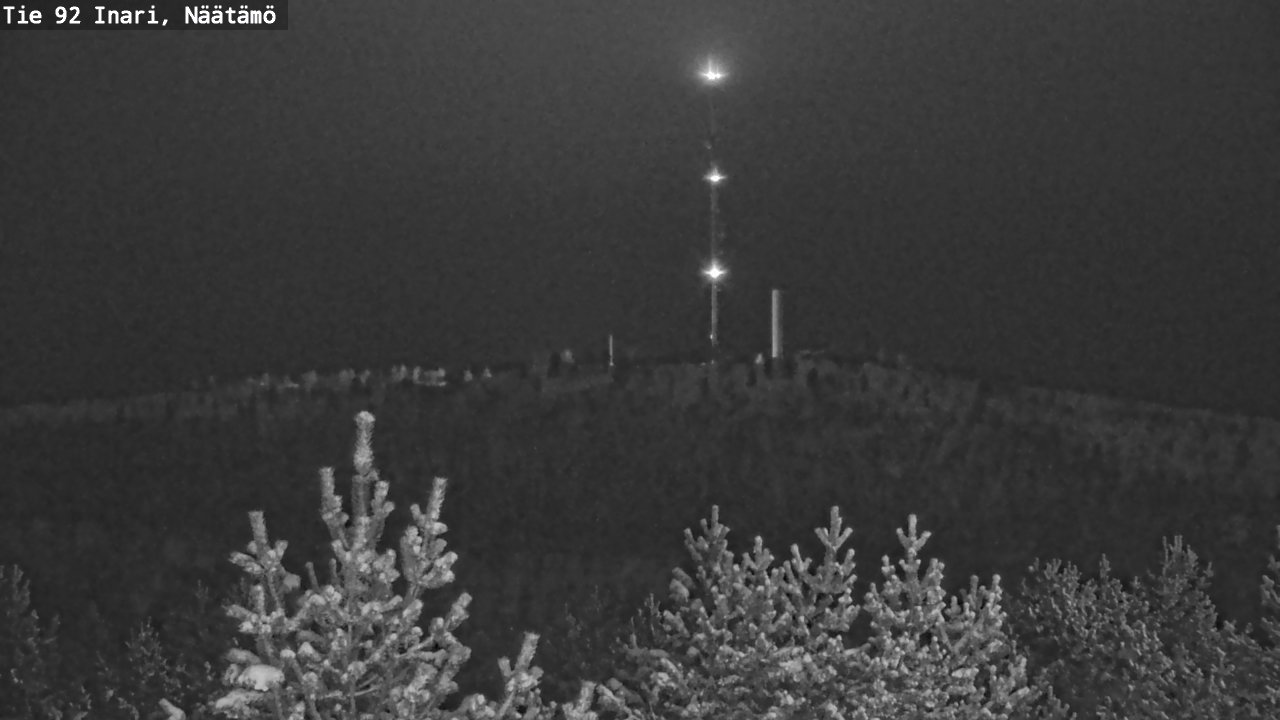 Weather Camera Image Road 92 Inari, Näätämö, Inari, Lappi