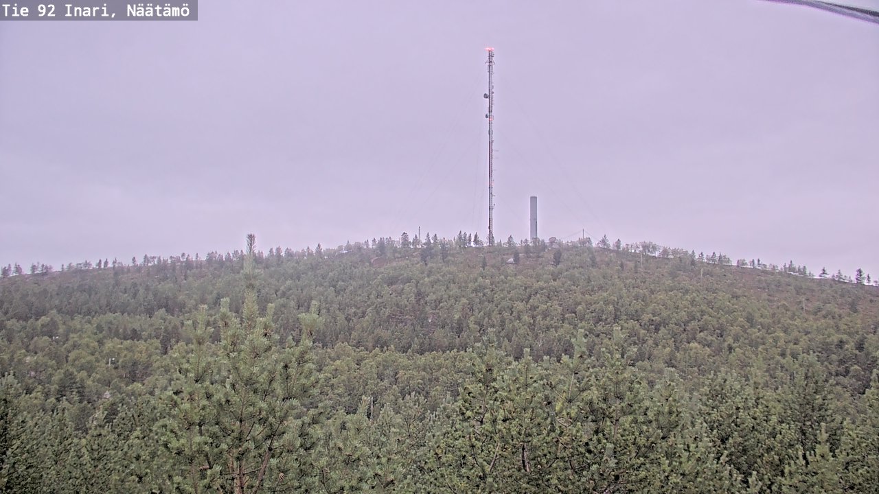 Kelikamerat Kuva Tie 92 Inari, Näätämö, Inari, Lappi