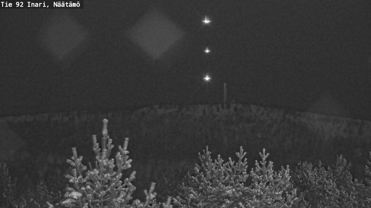Weather Camera Image Road 92 Inari, Näätämö, Inari, Lappi