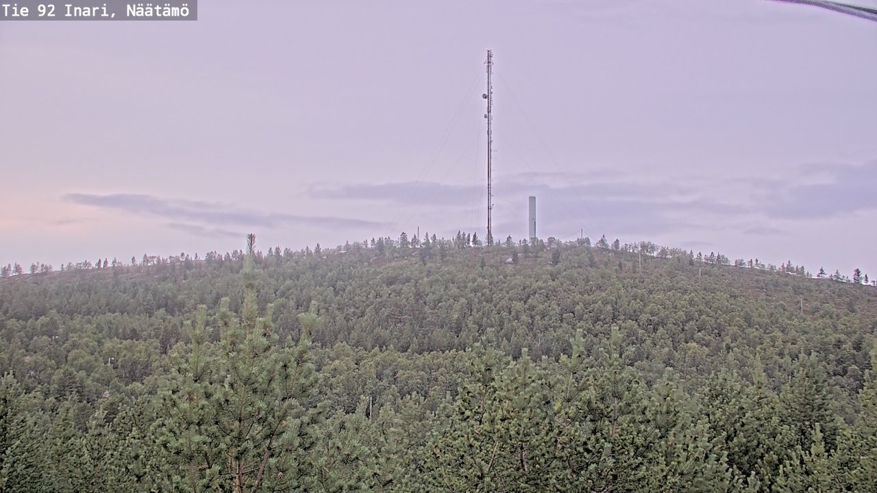 Kelikamerat Kuva Tie 92 Inari, Näätämö, Inari, Lappi