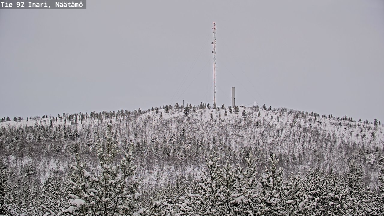 Weather Camera Image Road 92 Inari, Näätämö, Inari, Lappi