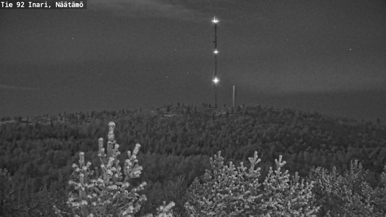 Kelikamerat Kuva Tie 92 Inari, Näätämö, Inari, Lappi