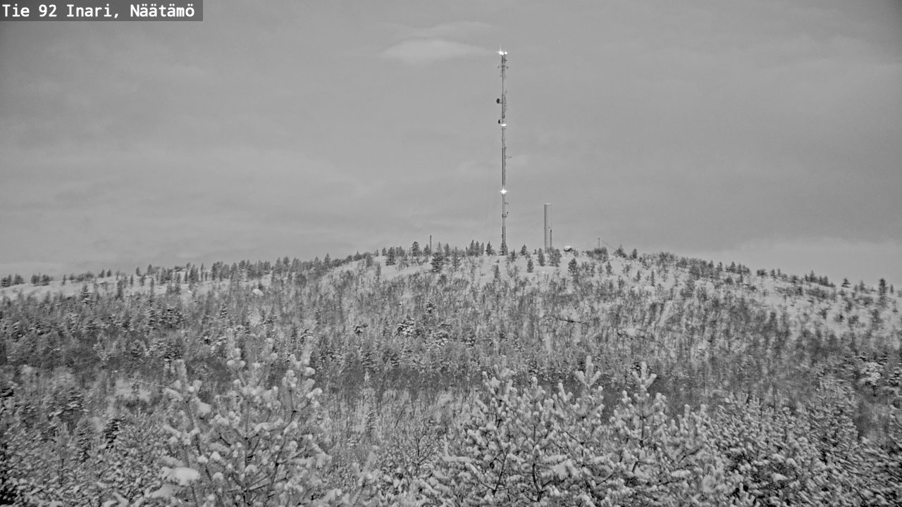 Weather Camera Image Road 92 Inari, Näätämö, Inari, Lappi