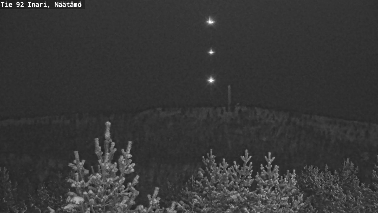 Weather Camera Image Road 92 Inari, Näätämö, Inari, Lappi