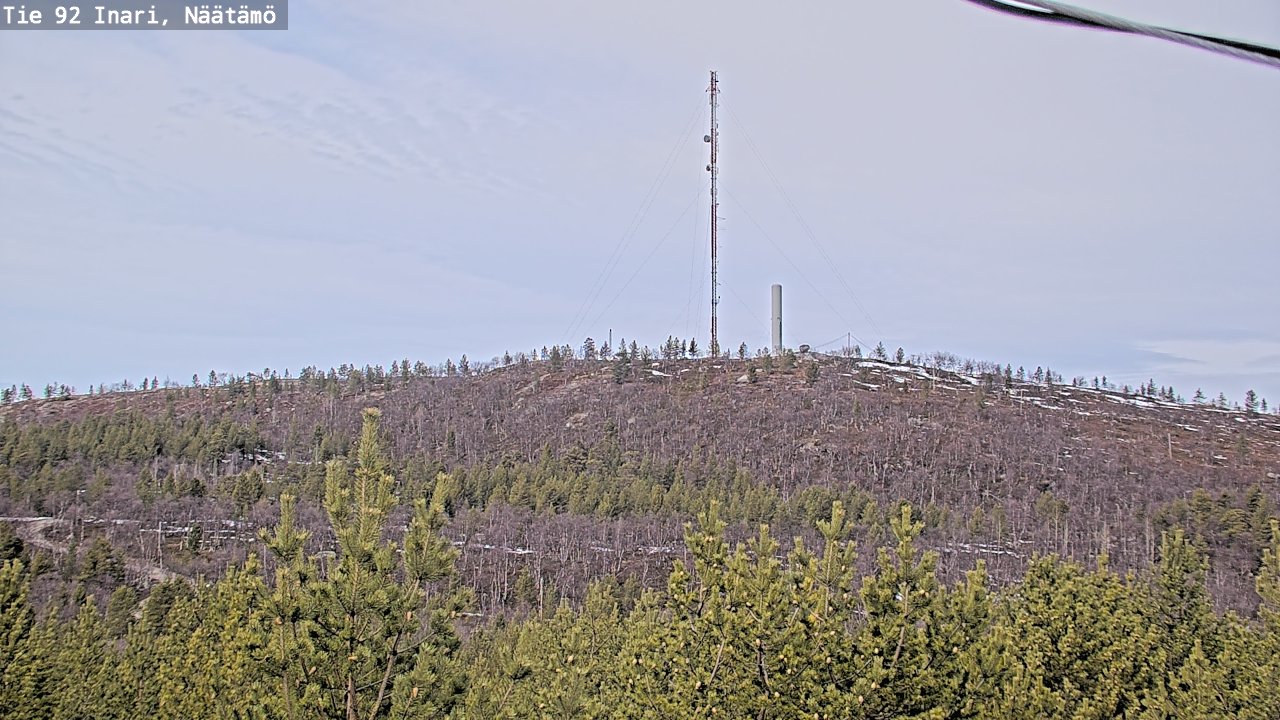 Kelikamerat Kuva Tie 92 Inari, Näätämö, Inari, Lappi