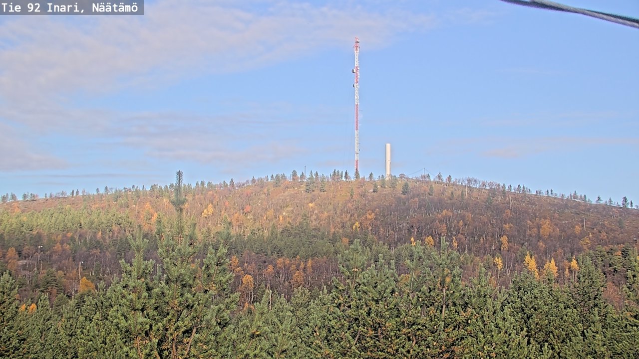 Kelikamerat Kuva Tie 92 Inari, Näätämö, Inari, Lappi