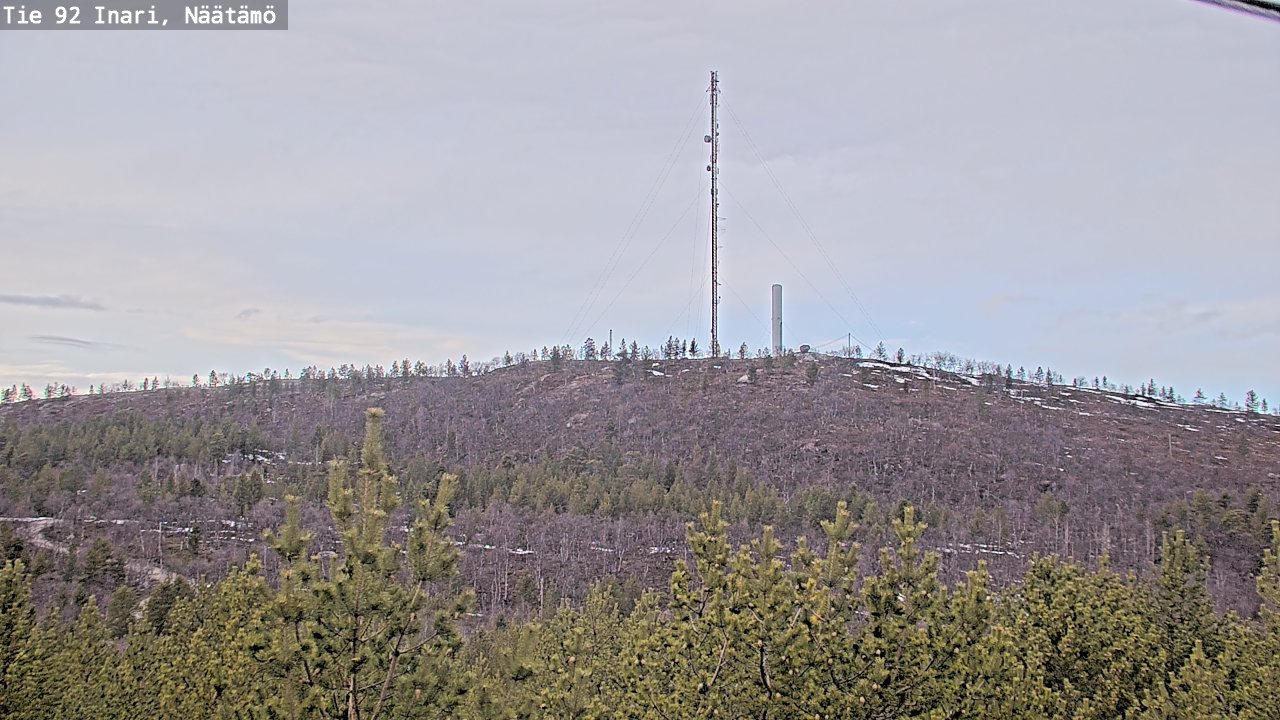 Kelikamerat Kuva Tie 92 Inari, Näätämö, Inari, Lappi