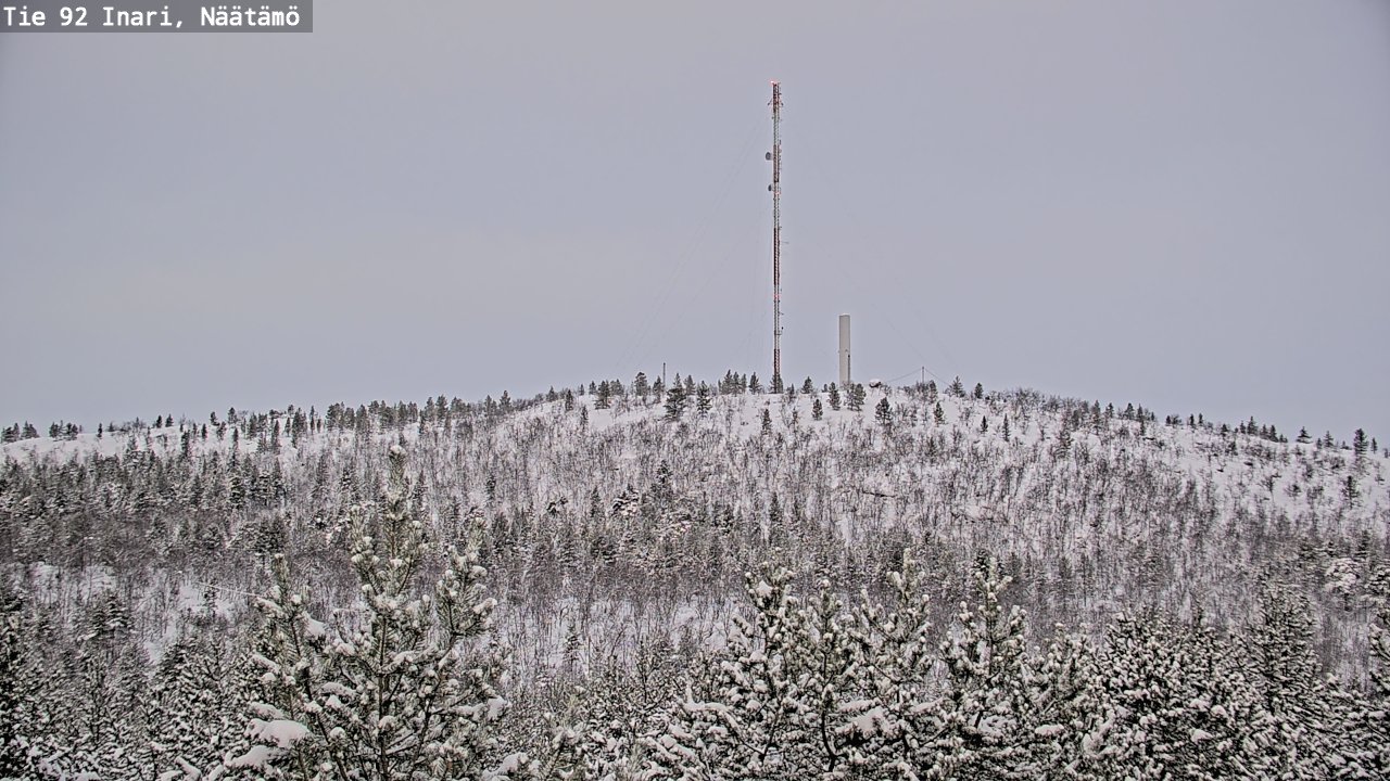 Weather Camera Image Road 92 Inari, Näätämö, Inari, Lappi