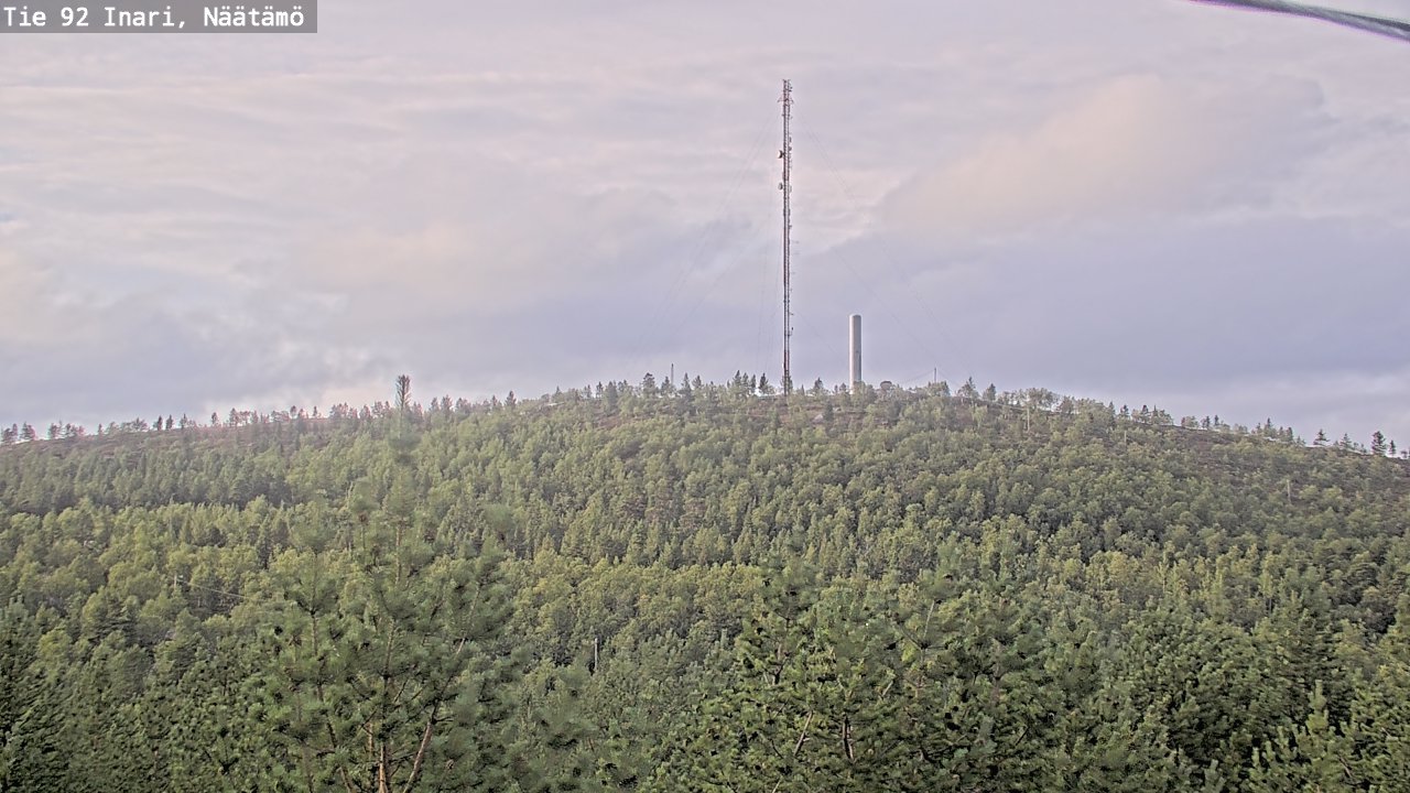 Kelikamerat Kuva Tie 92 Inari, Näätämö, Inari, Lappi